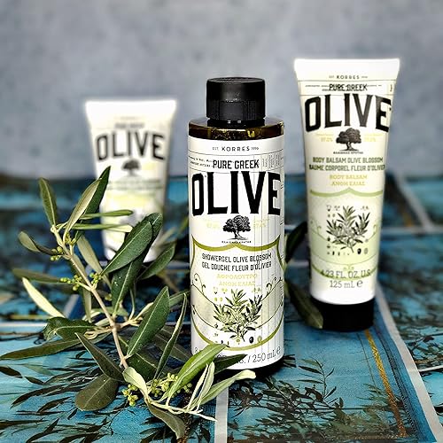 Miniatura 5 de KORRES Greek Olive Blossom Hydrating Body Duo incluye crema corporal de 6.76 onzas líquidas y gel de ducha de 8.45 onzas líquidas en aroma de flor