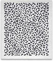 Vista 3 de SUPERSCANDI Paquete de 5 paños de cocina suecos para cocina, 100% biodegradables y compostables, reutilizables, lavables, seguros para alimentos