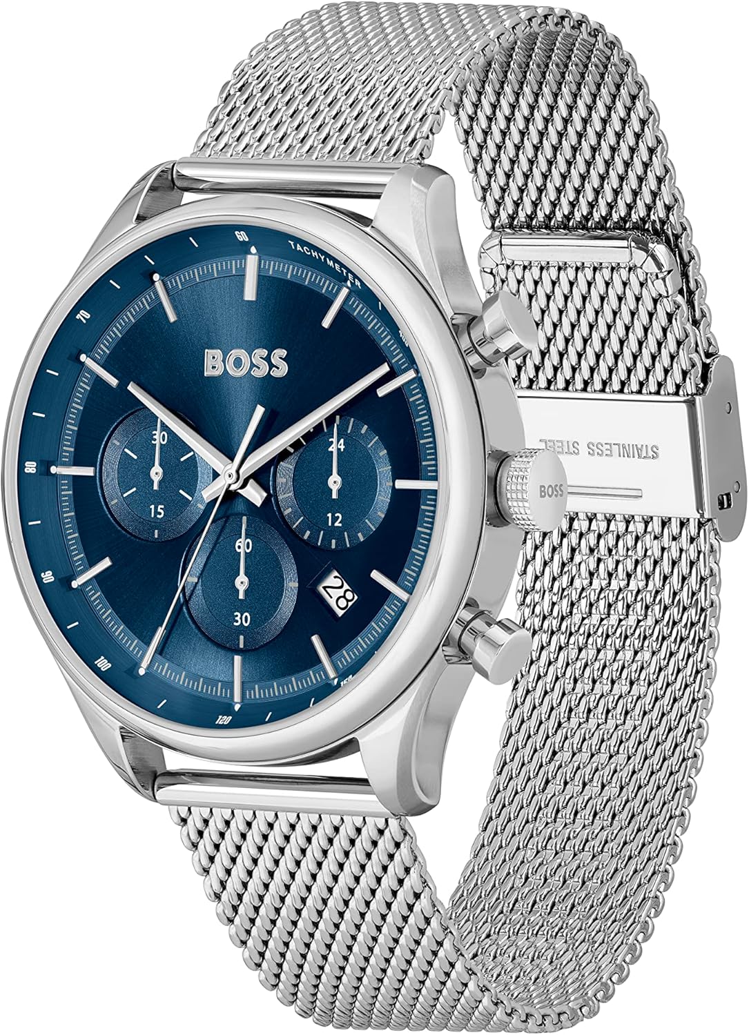 BOSS Men's Quartz Chronograph Watch, Multi Dial, Innovative and Water Resistant up to 50 Meters 5ATM, Gift for Him - Image 2