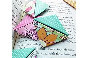 Unique Bookmarks for Readers - 10 Corner Bookmarks in Random Assortment
