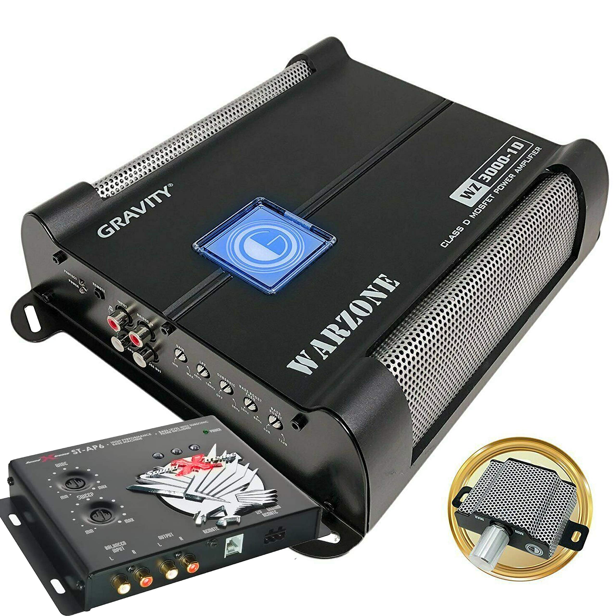 Gravity 3000.1D Class D Car Amplifier