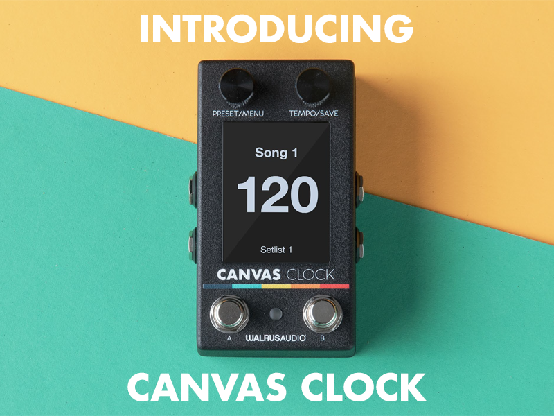 Amazon.com: Walrus Audio Canvas MIDI Clock : Musical Instruments