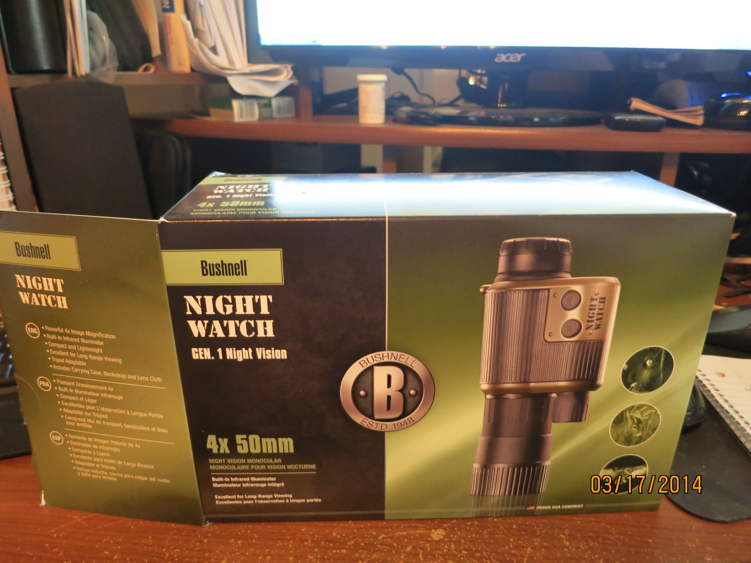 Bushnell Night Watch with Built in Infrared Monocular