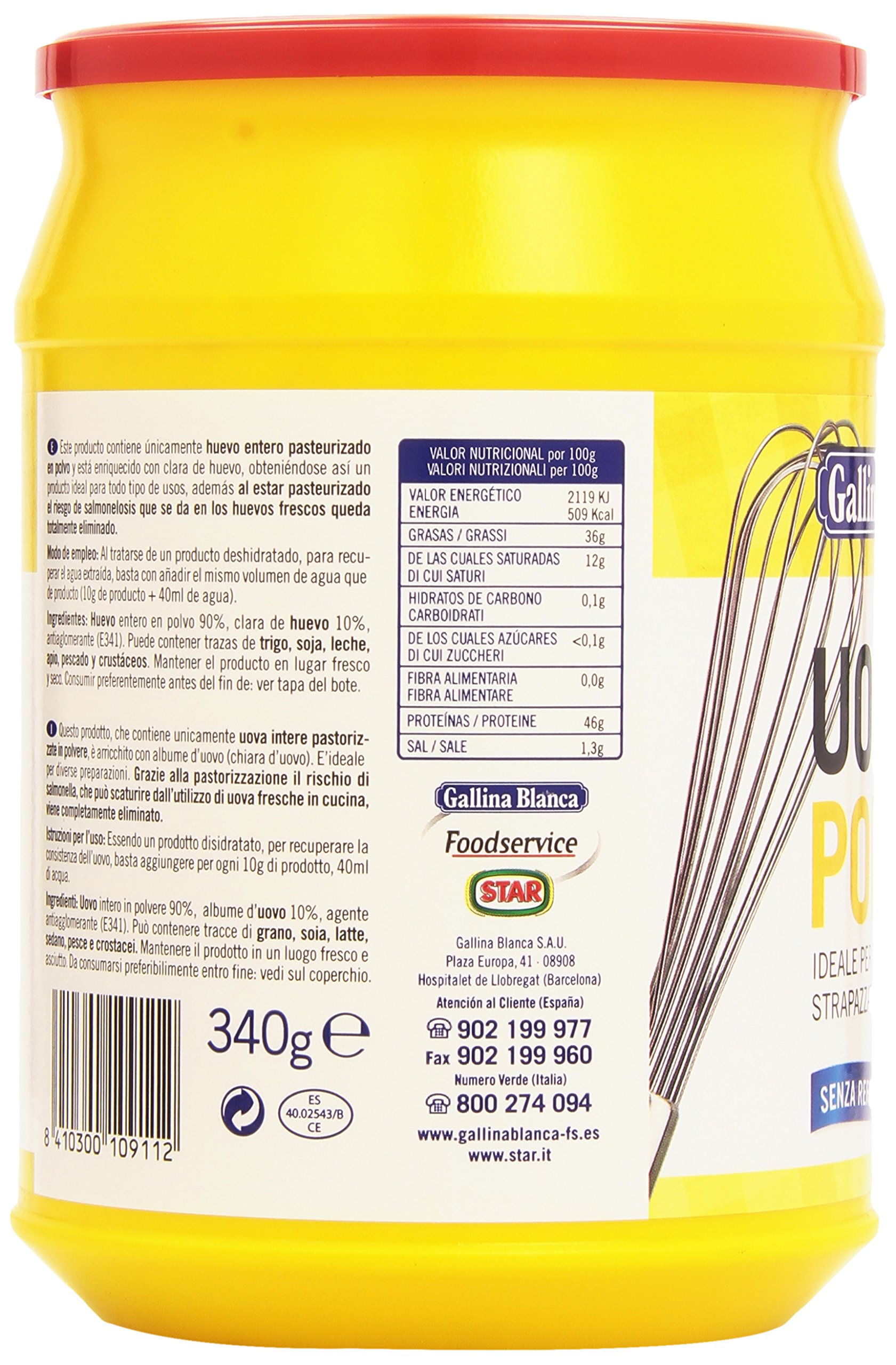 Gallina Blanca Huevo en polvo 340 g