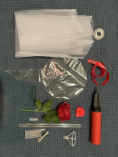 Miniatura 3 de Paquete de 2 globos LED luminosos de rosas ramos de bricolaje para el día de San Valentín día de la madre boda aniversario fiesta de cumpleaños