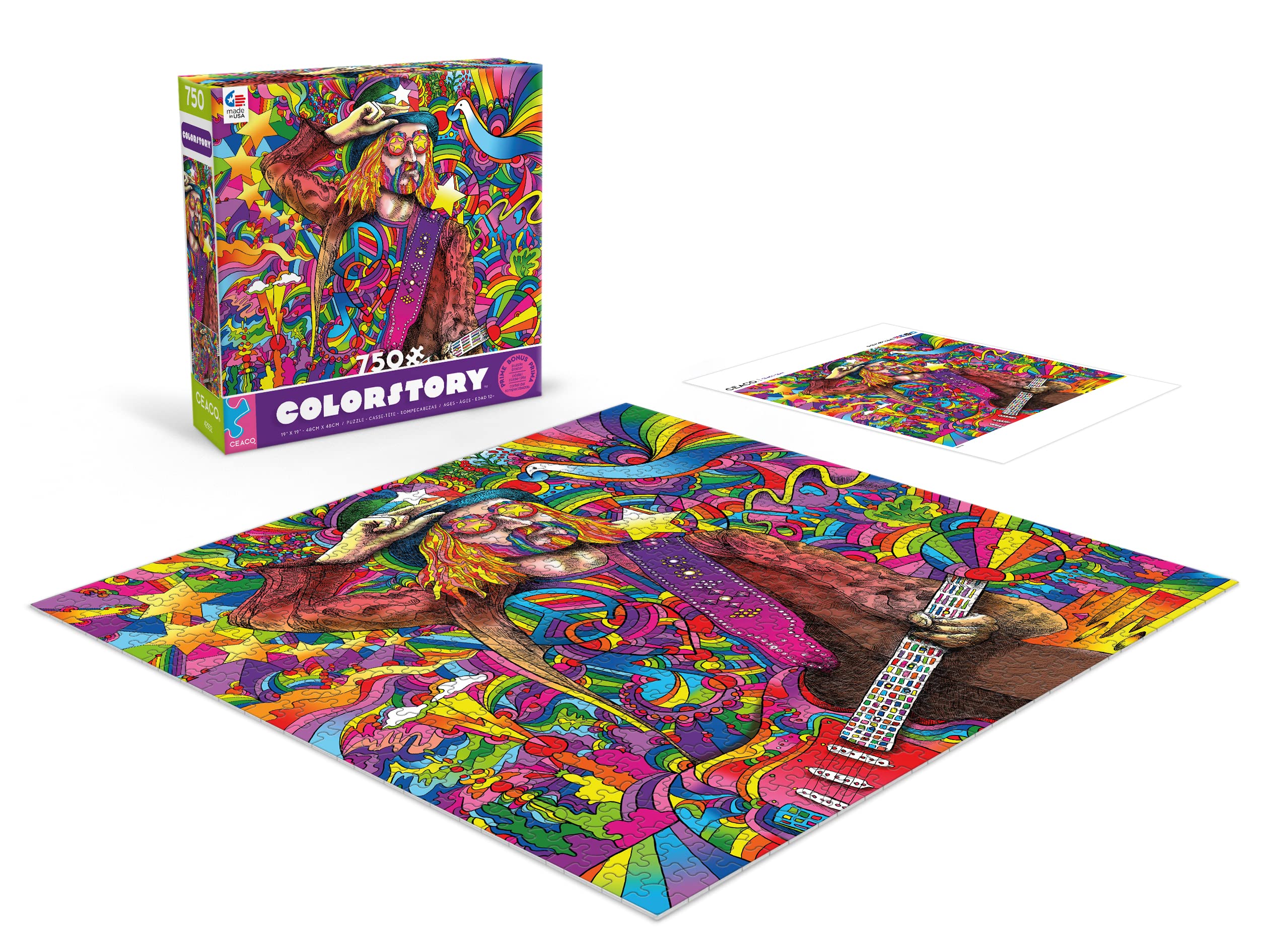 Amazon.com: Ceaco - Colorstory - Howie Green - 750 Piece Jigsaw
