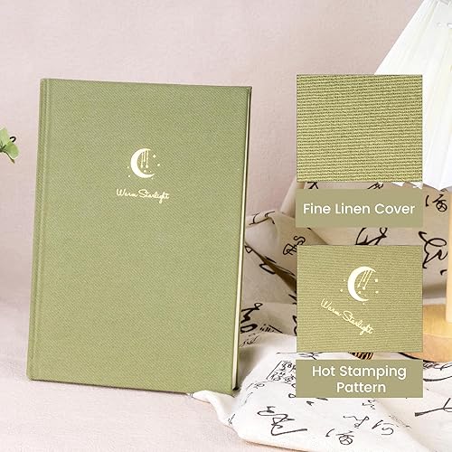 Miniatura 10 de CAGIE Cuaderno de diario para el trabajo, cuaderno clásico con rayas universitarias para escribir, tamaño mediano, 5.7 x 8.3 pulgadas, 256 páginas,