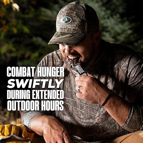 Miniatura 7 de REDCON1 x Mossy Oak MRE Protein Bar, Caramel Trail Mix - 0.71 oz de proteína alimentaria integral + aceite MCT, fácil de digerible, macro