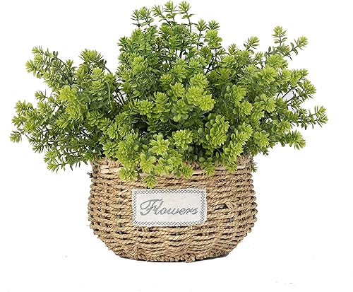 Miniatura 2 de Flores artificiales, 6 paquetes de plantas resistentes a los rayos UV, arbustos de boj hojas de plástico, arbustos falsos, vegetación para granja,