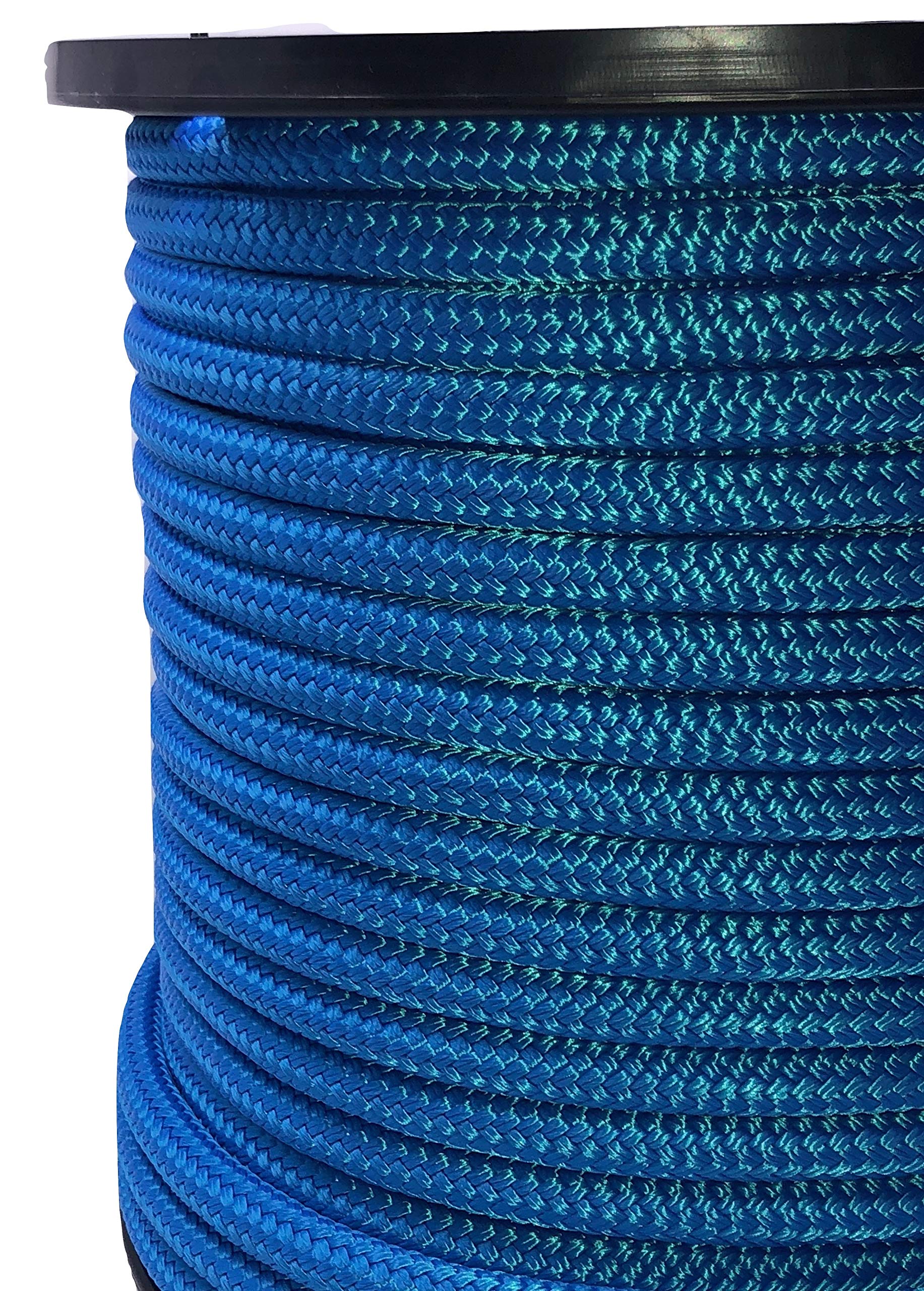 5/8 Inch by 300 Feet Blue Double Braid Nylon Rope
