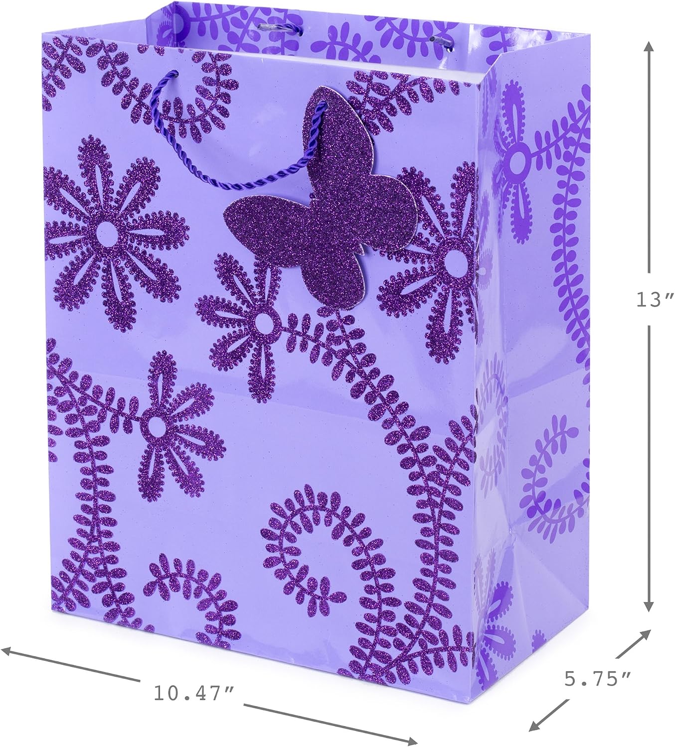 Hallmark Large Gift Bag with Tissue Paper (Lavender)