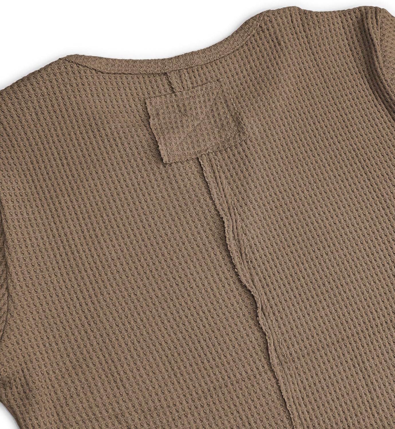 Jar of Love Women's Waffle Knit Tops Long Sleeve Shirts Henley Neck Fitting Warm Tee Tops Sweaters Pullovers - Image 5