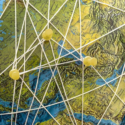 Miniatura 6 de VAPKER 120 tachuelas de pulgar amarillo sólido de tamaño más grande, cabeza de plástico con punta de acero para tablón de anuncios