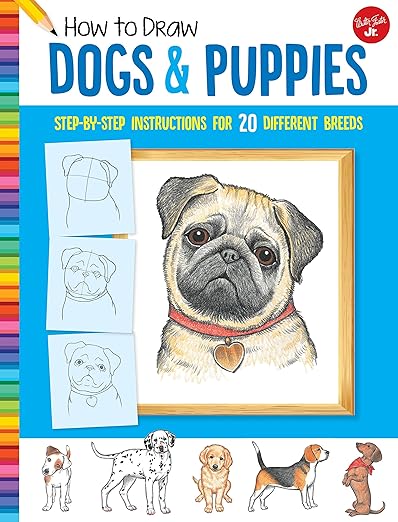 HOW TO DRAW DOGS & PUPPIES