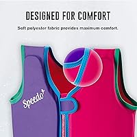 Vista 4 de Speedo Unisex-Child Swim Flotation Classic Life Vest Begin to Swim UPF 50