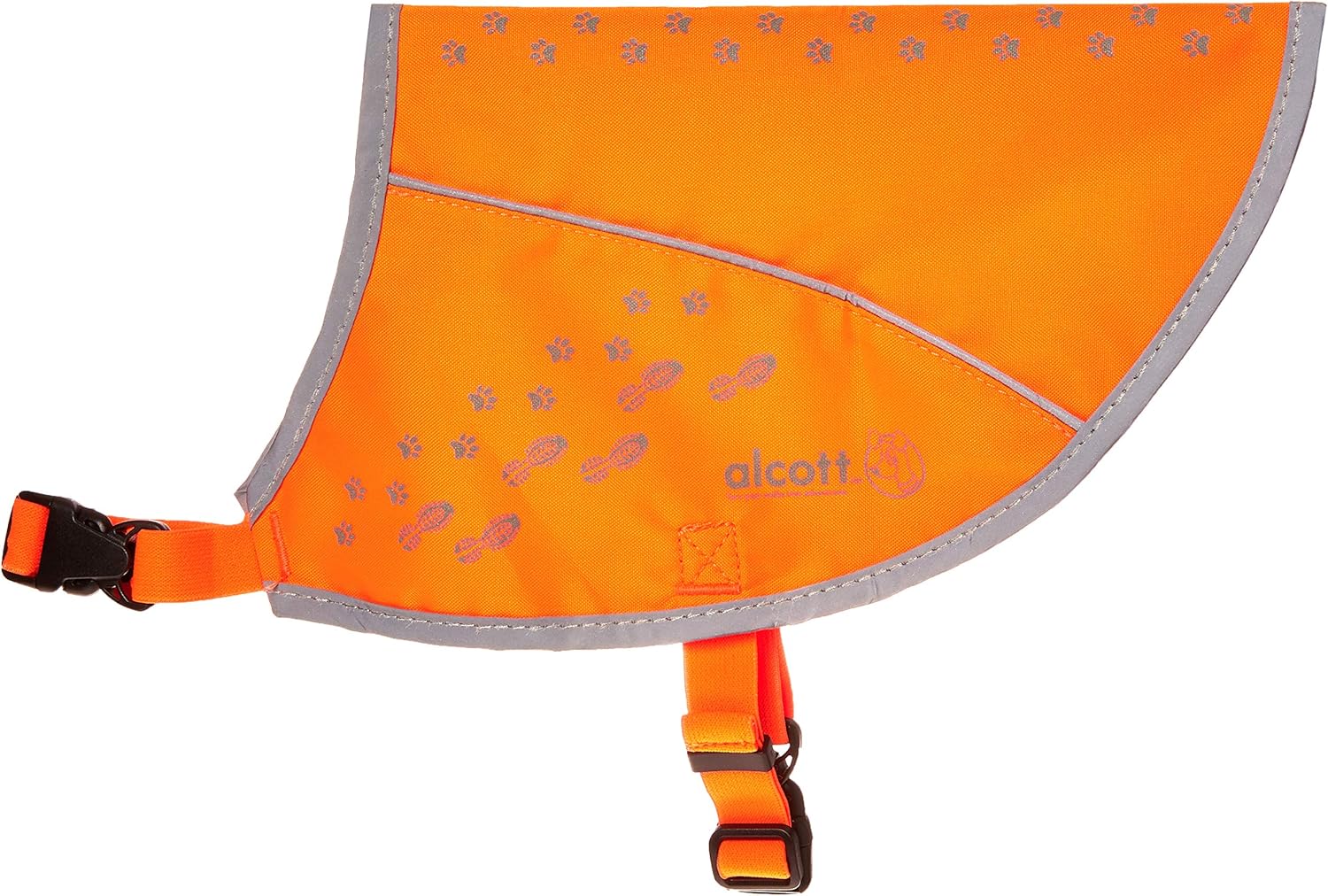 Flexi Alcott Essentials Visibility Dog Vest, Medium, Neon Yellow with Reflective Accents,APL ES MD DV