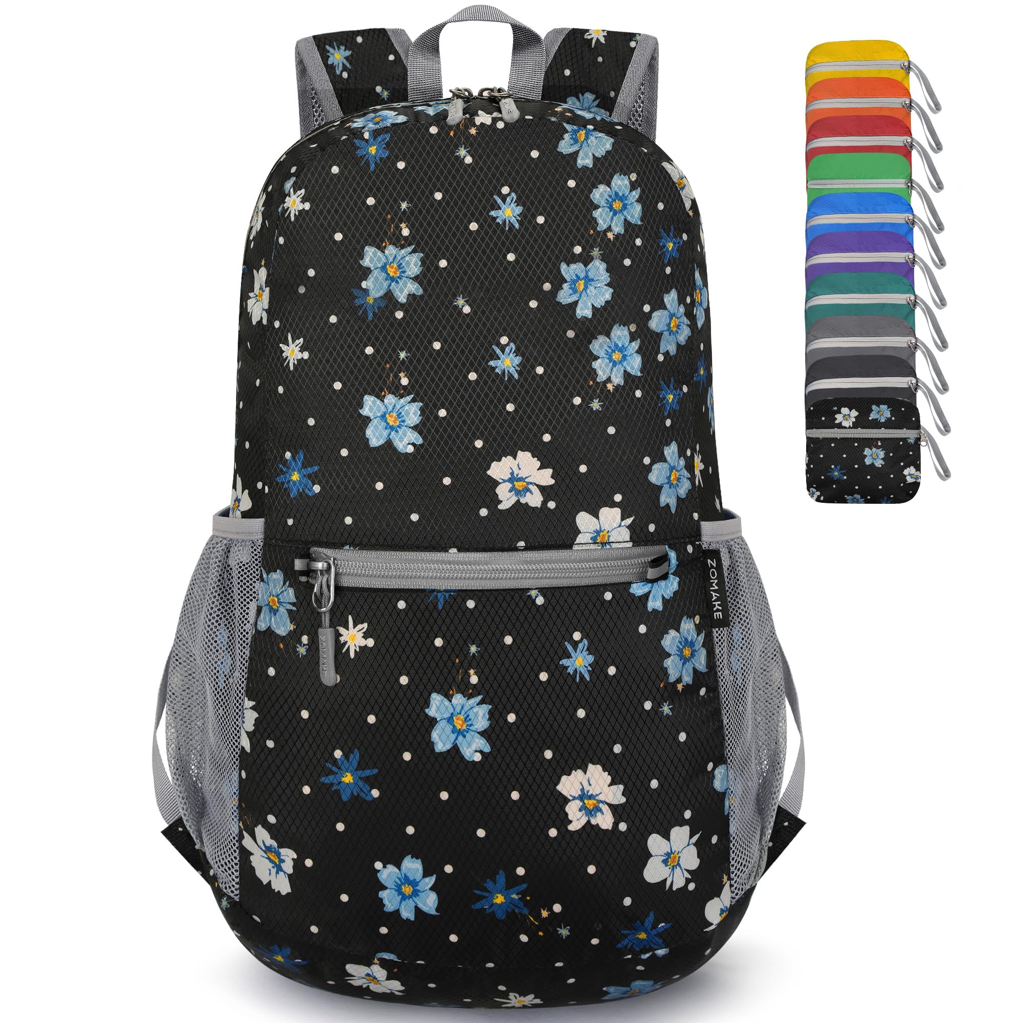 ZOMAKE Lightweight Packable Backpack, Foldable Small Travel Day Pack