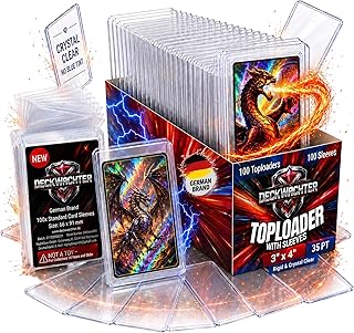 Toploader & Penny Sleeves Set, je 100 Stück