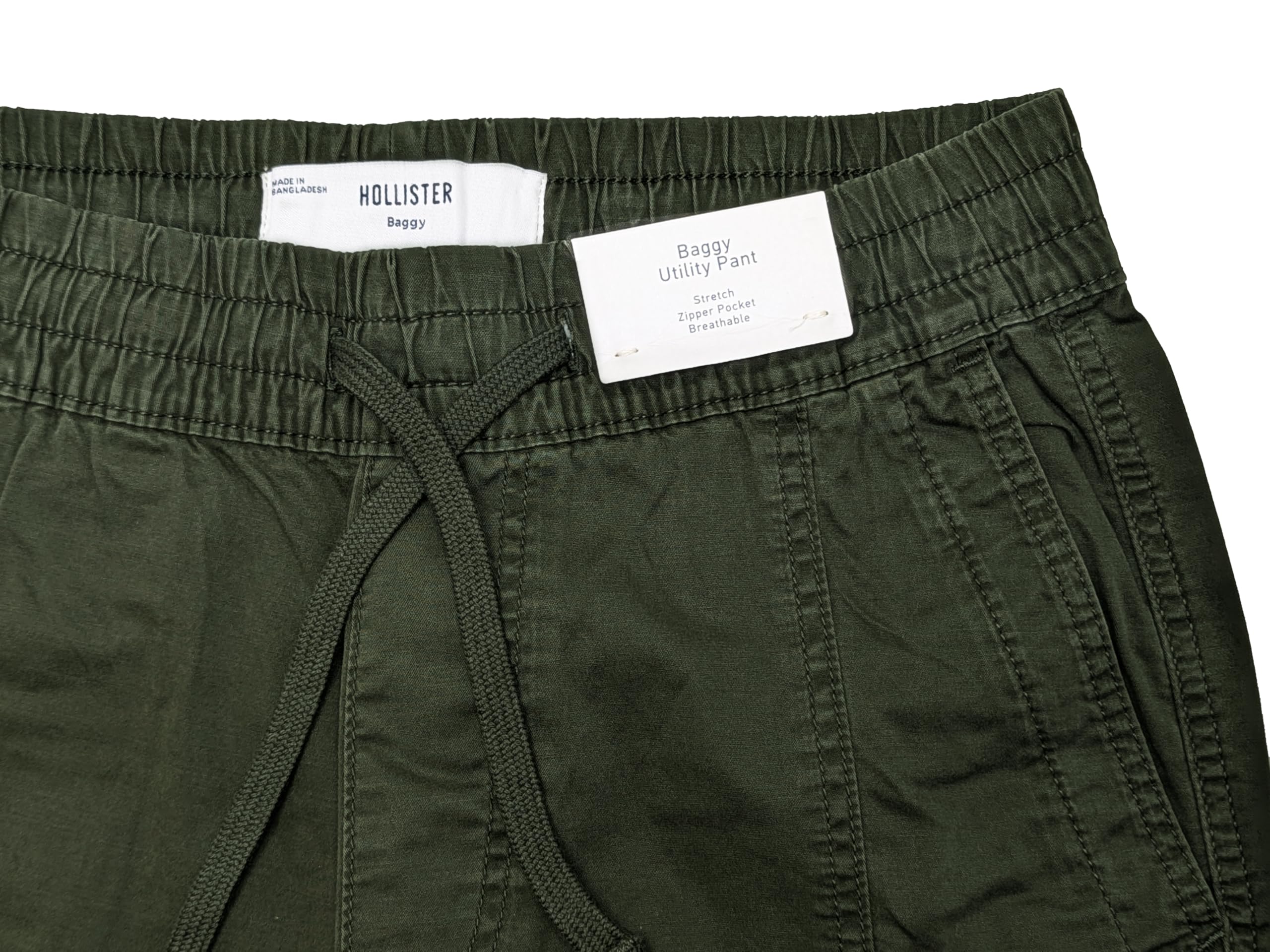 Hollister Men's Flex Waistband Comfortable Baggy Fit Utility Cargo Pants HOM-31 - Picture 22 of 36