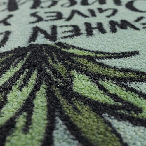 Miniatura 5 de Mohawk Home Alfombra de cocina de verano lavable a máquina, color azul piña