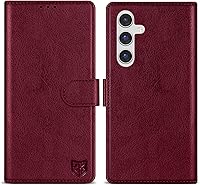 Vista 15 de ZZXX Funda tipo cartera para Samsung Galaxy A54 5G con bloqueo RFID, ranura para tarjetas, función atril, cierre magnético, funda protectora