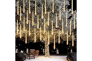 Dazzle Bright Christmas Lights Outdoor - Illuminate the Night with Cascading Meteor Showers