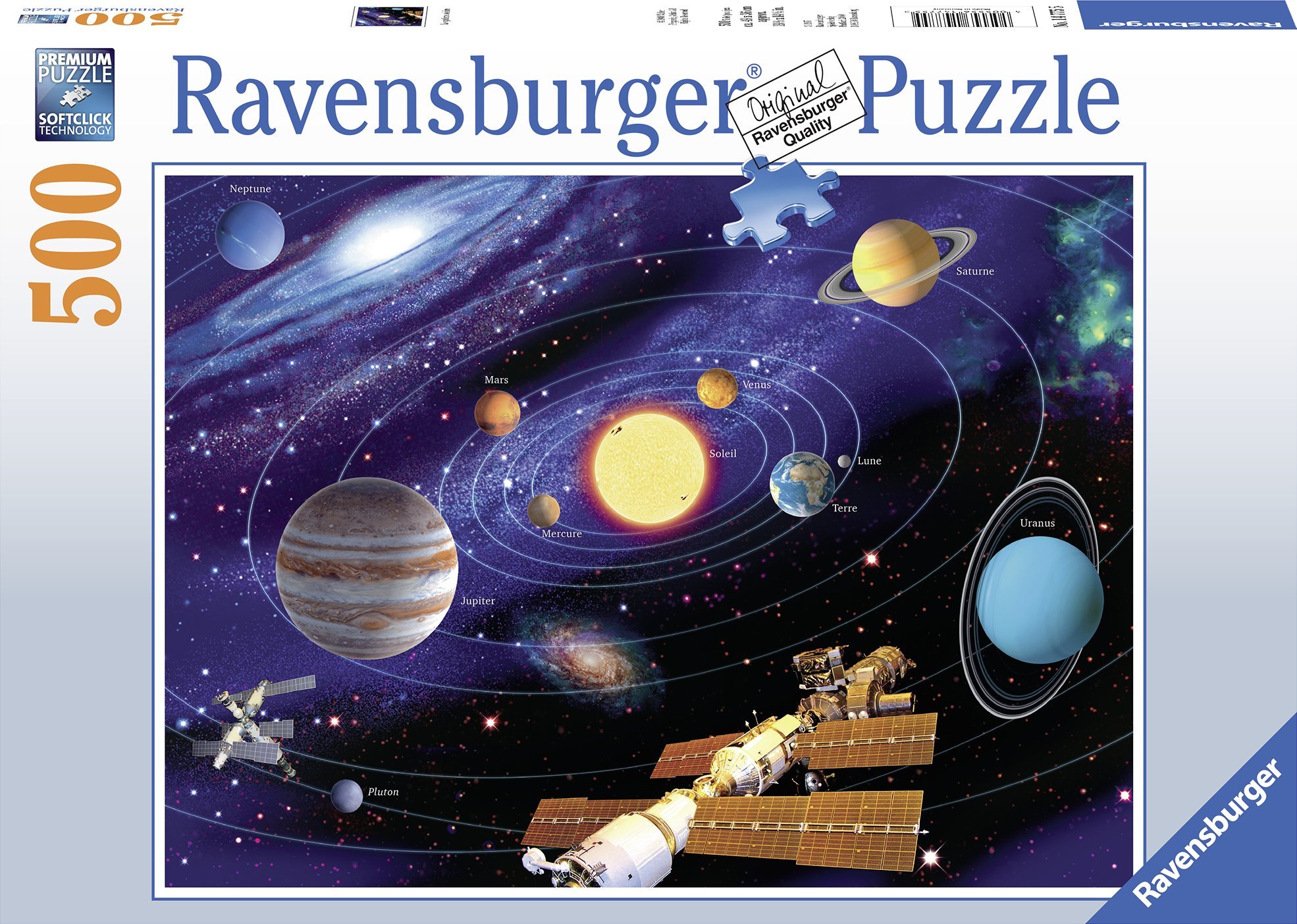 Ravensburger 14775 Puzzle-Solar System-500 Pieces
