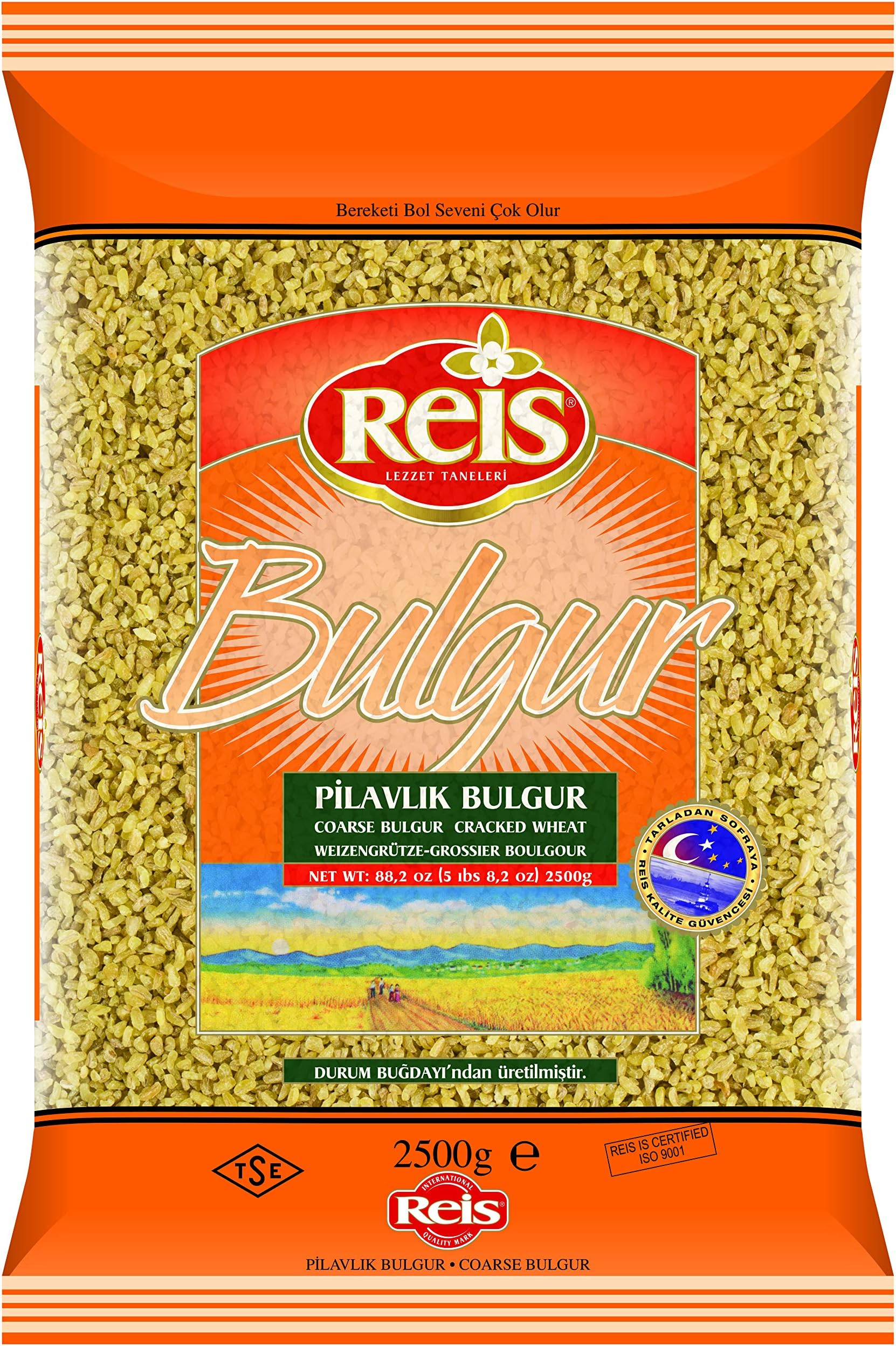 Reis Bulgur (Coarse Bulgur Cracked Wheat) 5 lb