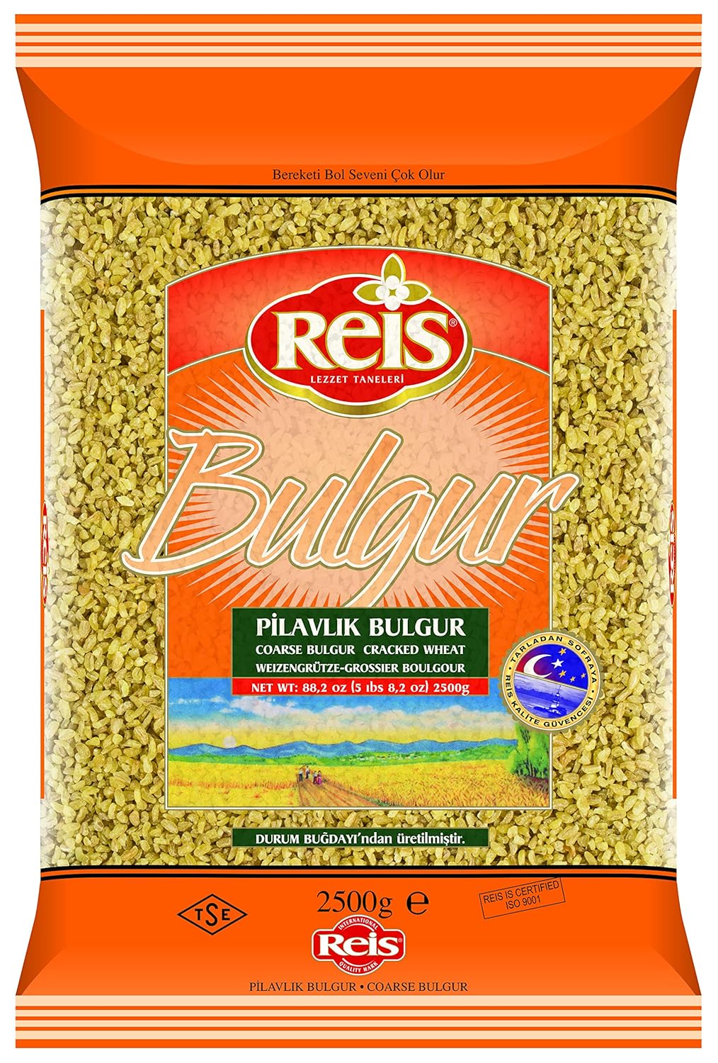 Reis Bulgur (Coarse Bulgur Cracked Wheat) 5 lb