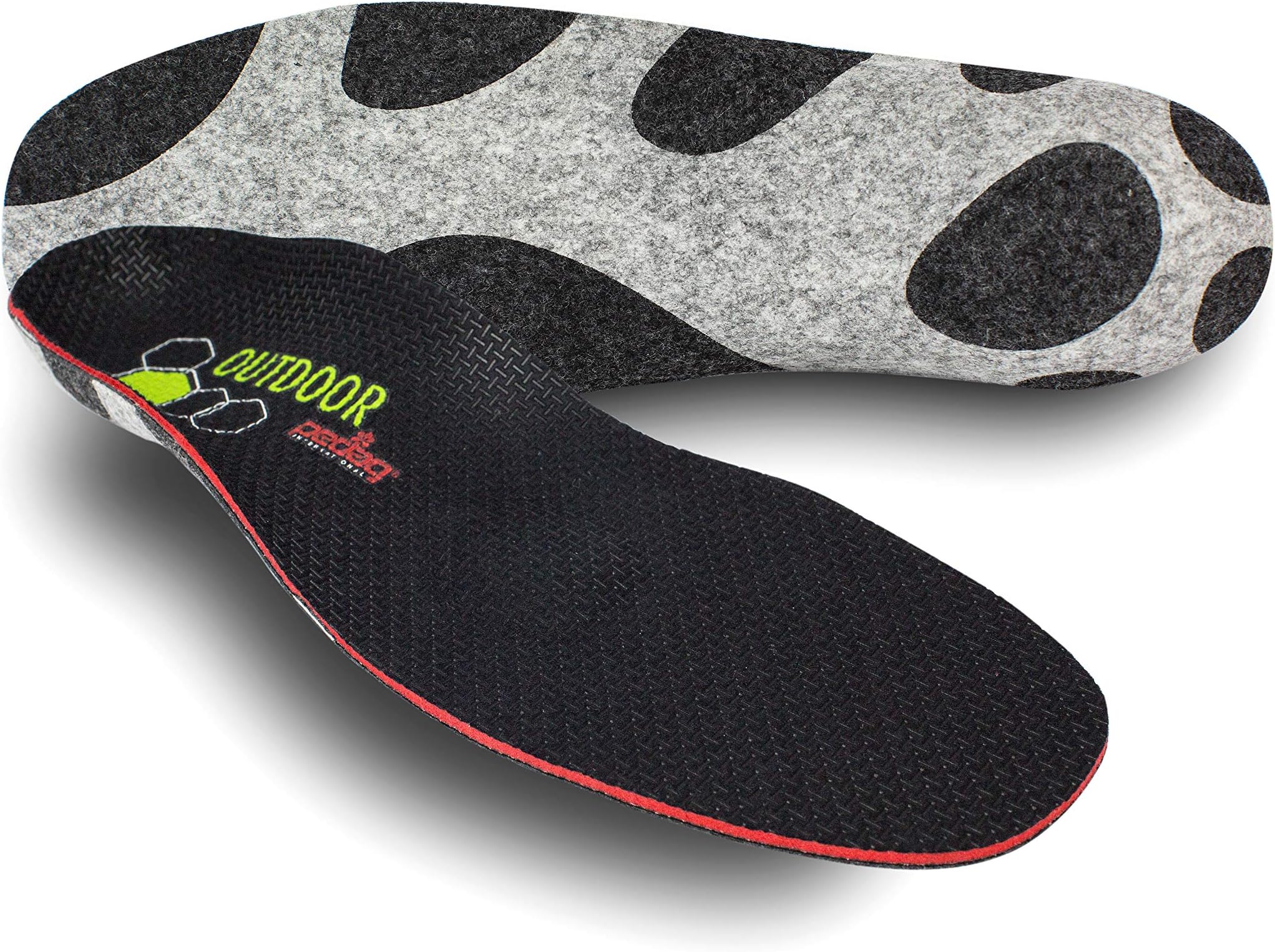 pedagSPORTSLINE OUTDOOR Insole For Rugged Use Hiking Insoles Increased Performance – Hand Washable Breathable with Arch Support –Reduces Foot Fatigue EU 38/39, Size 8L/9L