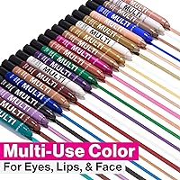 Vista 102 de wet n wild Color Icon MultiStick - Sombra de ojos en crema, maquillaje multifuncional, café oscuro (Cheat Day)