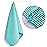 POLYTE 430 GSM Microfiber Lint Free Hand Towel, 16 x 30 in, 4 Pack (Waffle Weave)