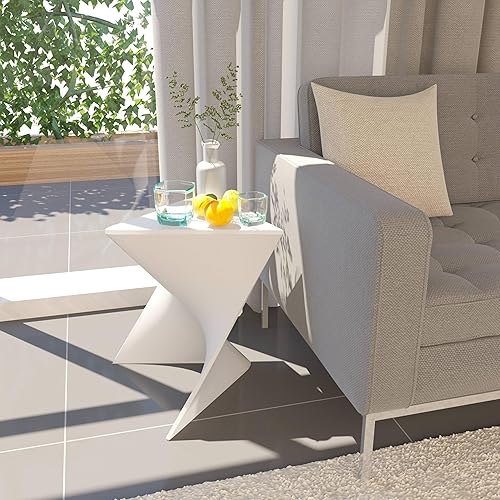 Miniatura 194 de LeisureMod Mesa auxiliar moderna color gris, elegante mesa auxiliar para dormitorio y sala de estar