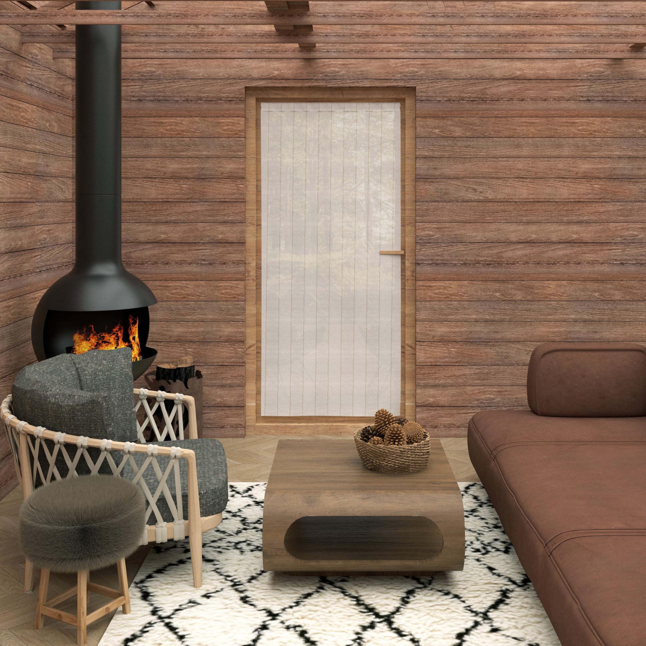 Soleil d'ocre, 90 x 200 cm Cali Window Door Curtain