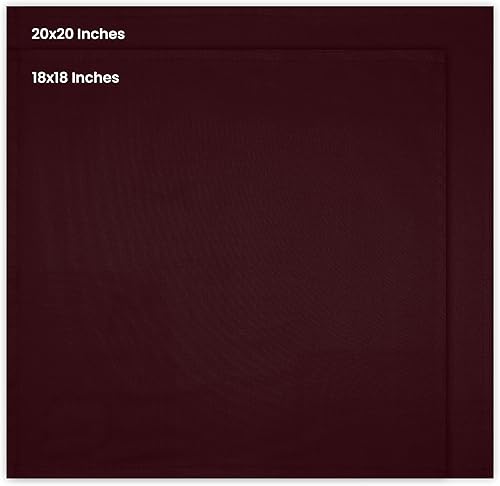 Vista 230 de Utopia Kitchen - Servilletas de tela color gris acero, 12 unidades, 18 x 18 pulgadas, mezcla de algodón, lavables y reutilizables, para hotel