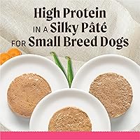 Vista 3 de Merrick Lil' Plates Petite Pates Premium - Alimento húmedo para perros sin granos, paquete variado de carne de res natural, pollo, pavo, paquete