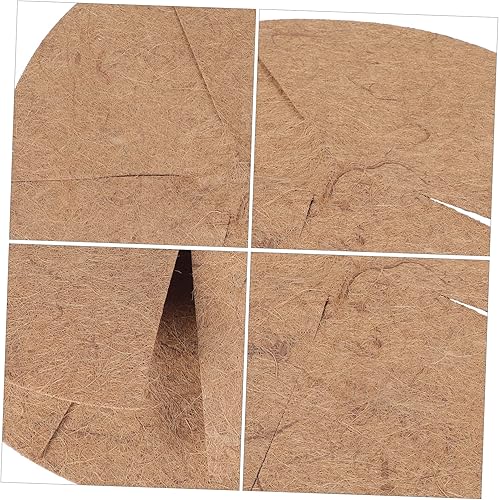 Miniatura 9 de Hemobllo 2 alfombrillas para macetas, forro de coco natural, forro redondo de coco, forro de cesta de coco colgante, inserción de maceta, cestas