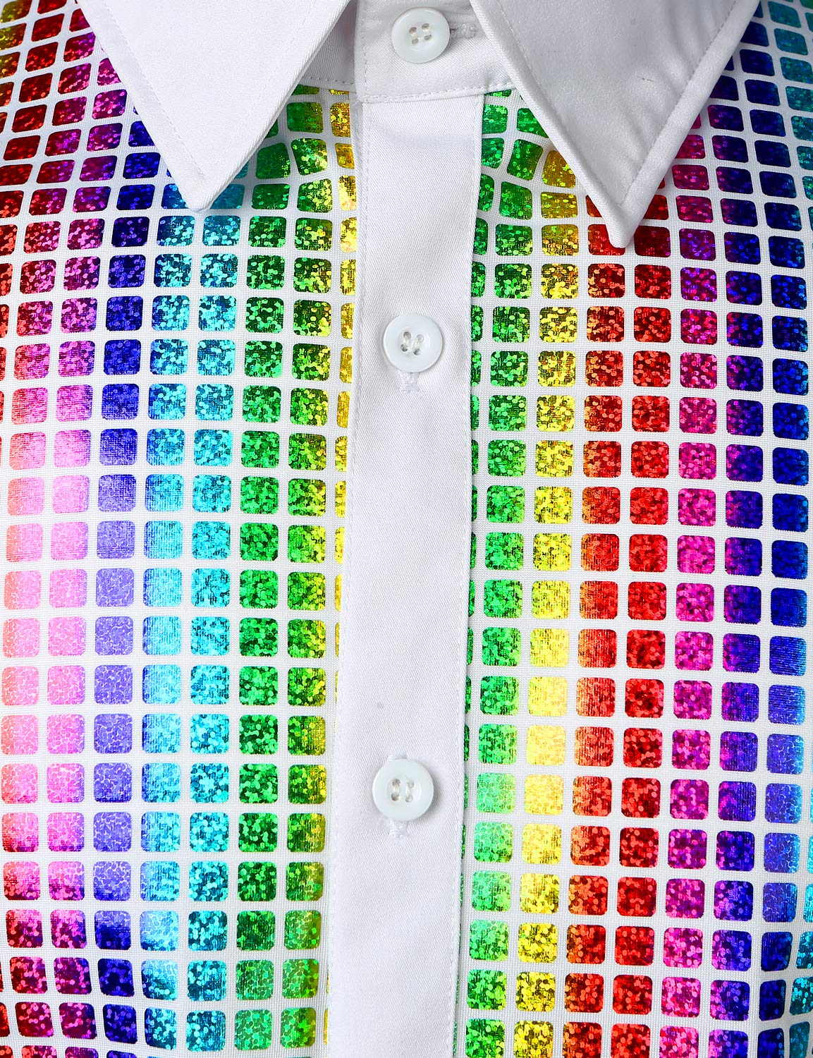 JOGAL Robe à paillettes pour homme années 1970