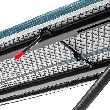 KADAX Table Ironing Board 110 x 30 cm - Sturdy Ironing Board for Steam Ironing Station Foldable Height Adjustable with Heat-resistant Iron Rest Extendable Compartment