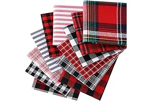 Tatuo 12 Pieces Christmas Fat Fabric Bundles