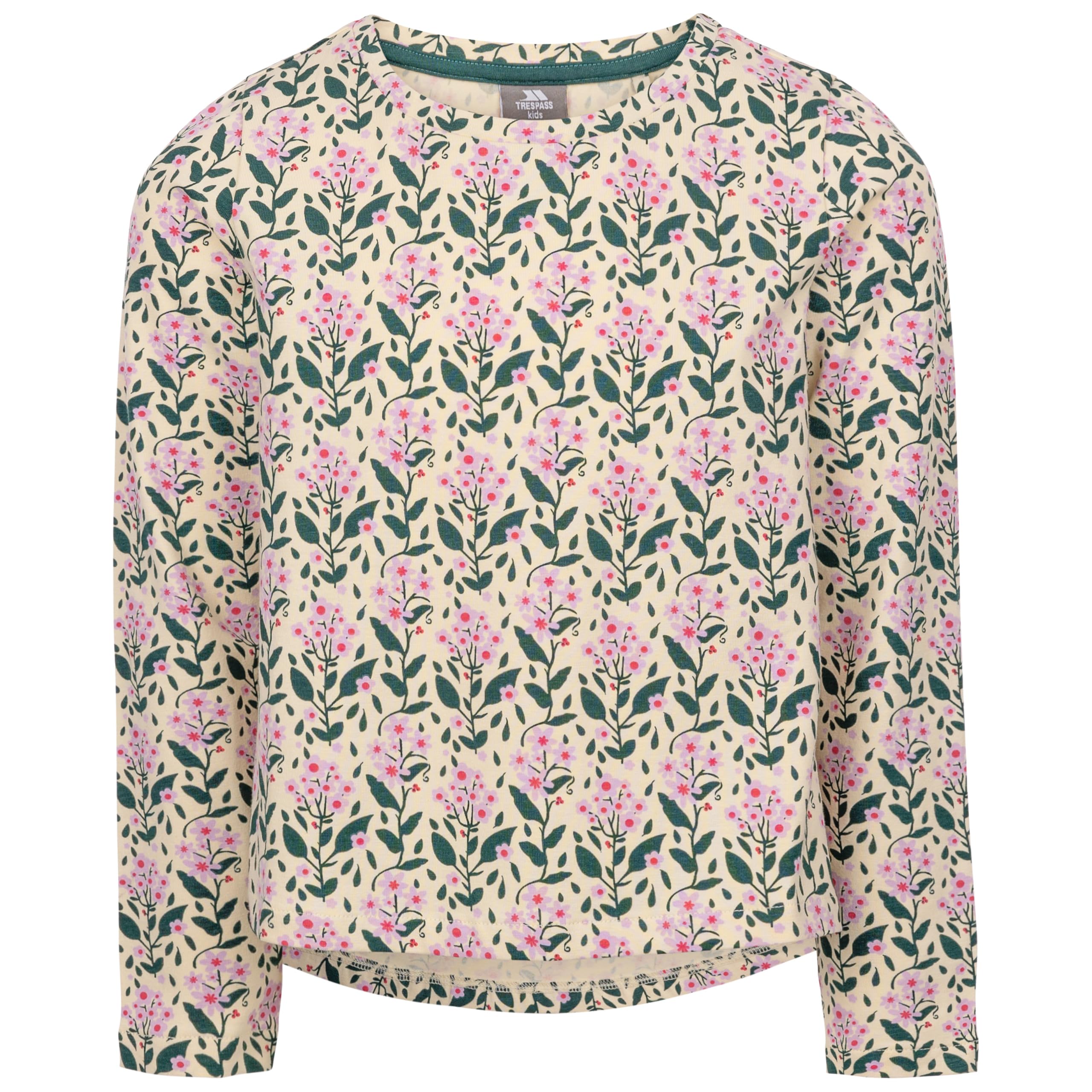 Trespass Girls Cream Casual Top Rosslyn 7/8