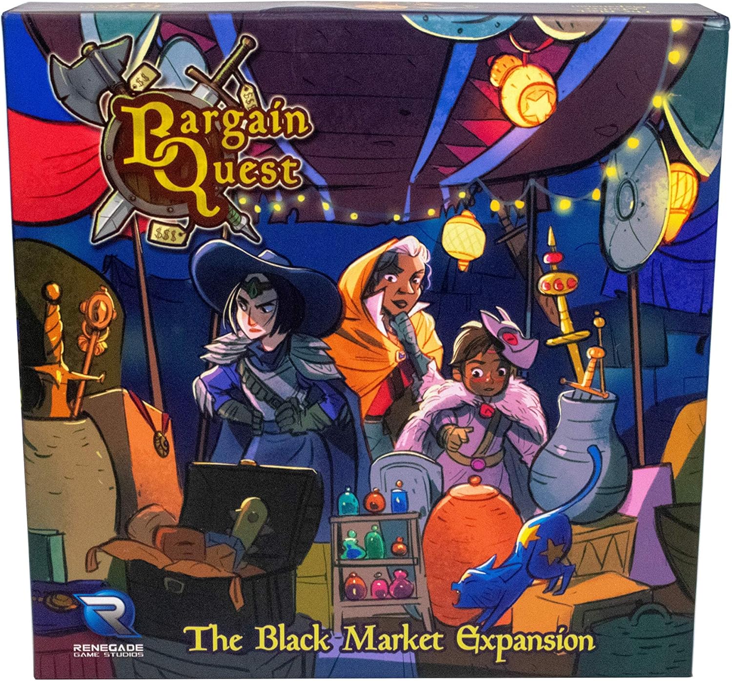 Renegade Game Studios Bargain Quest Board Game Expansion Strategy Pack for 2-8 Players