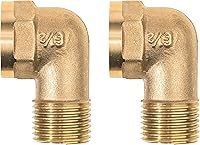 Vista 1 de DuraSteel Grifo de montaje en pared con codo de 90 grados, kit de protección contra salpicaduras de cocina comercial que ahorra espacio, resistente