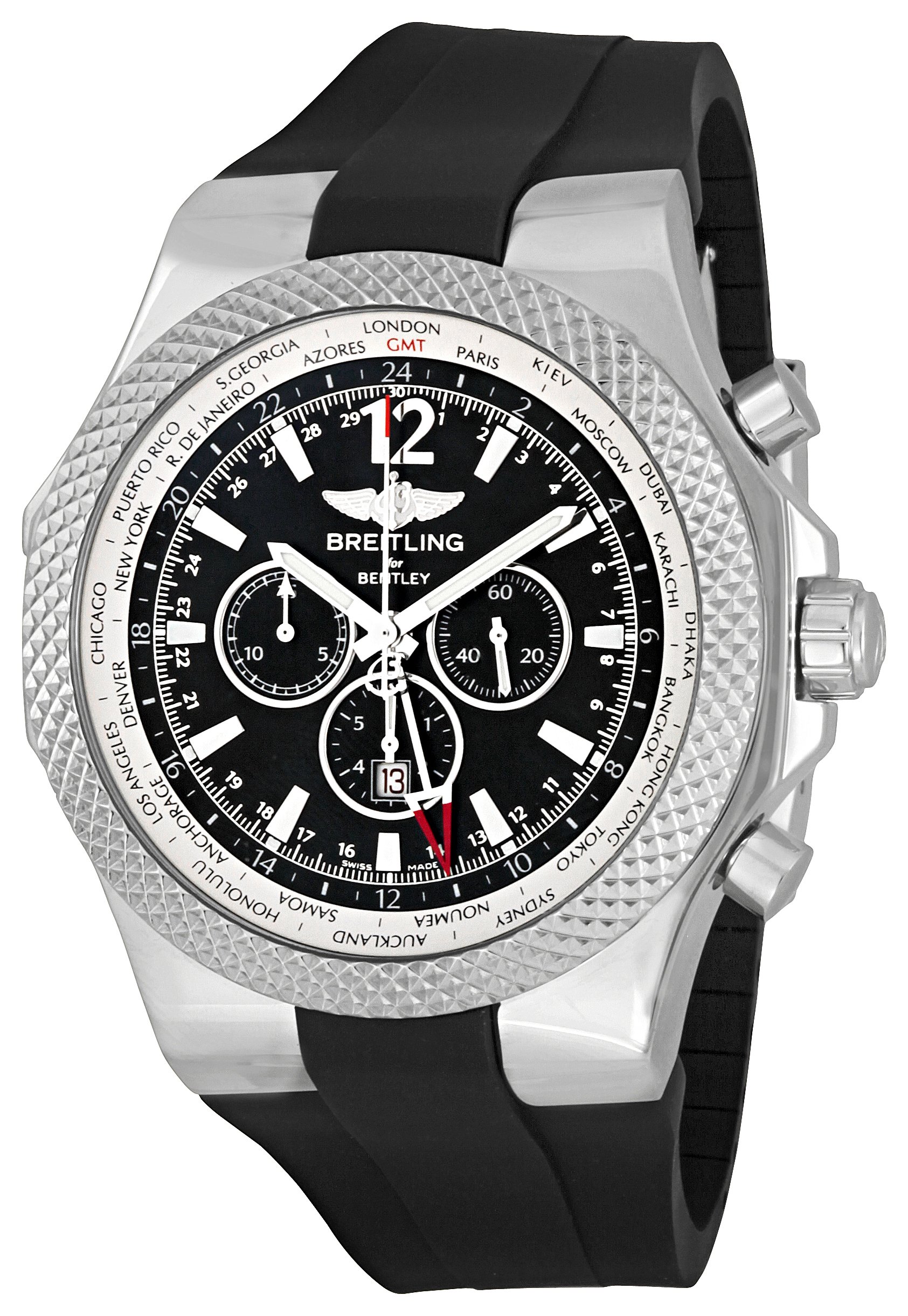 Breitling Men's A4736212/B919BKRD Bentley GMT Chronograph Watch