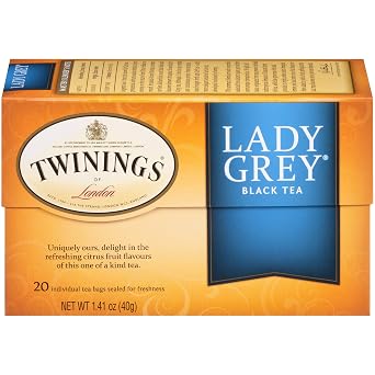 Twinings Lady Grey Black Tea, 20 Tea Bags