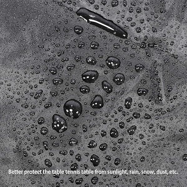 GAESHOW Funda para Mesa de Ping Pong, Impermeable Ajustable Resistente a la Intemperie Funda Protectora para Mesa de Ping Pong de Mesa para Exteriores 280x153x73cm - 3