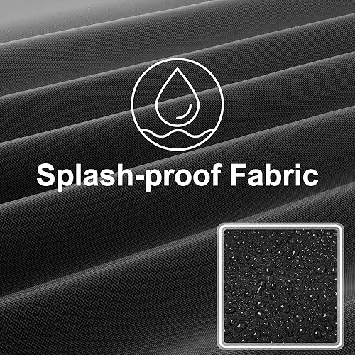 Miniatura 5 de ALAULM 11 fundas de cojín de sofá de patio al aire libre, repuesto para muebles de exterior, cojines de asiento y cojines de respaldo con diseño de