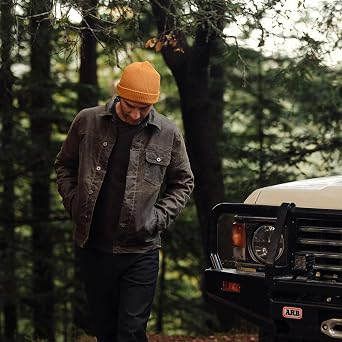 Huckberry Flint and Tinder Men's Wool-Lined Waxed Trucker Jacket, Built for Layering