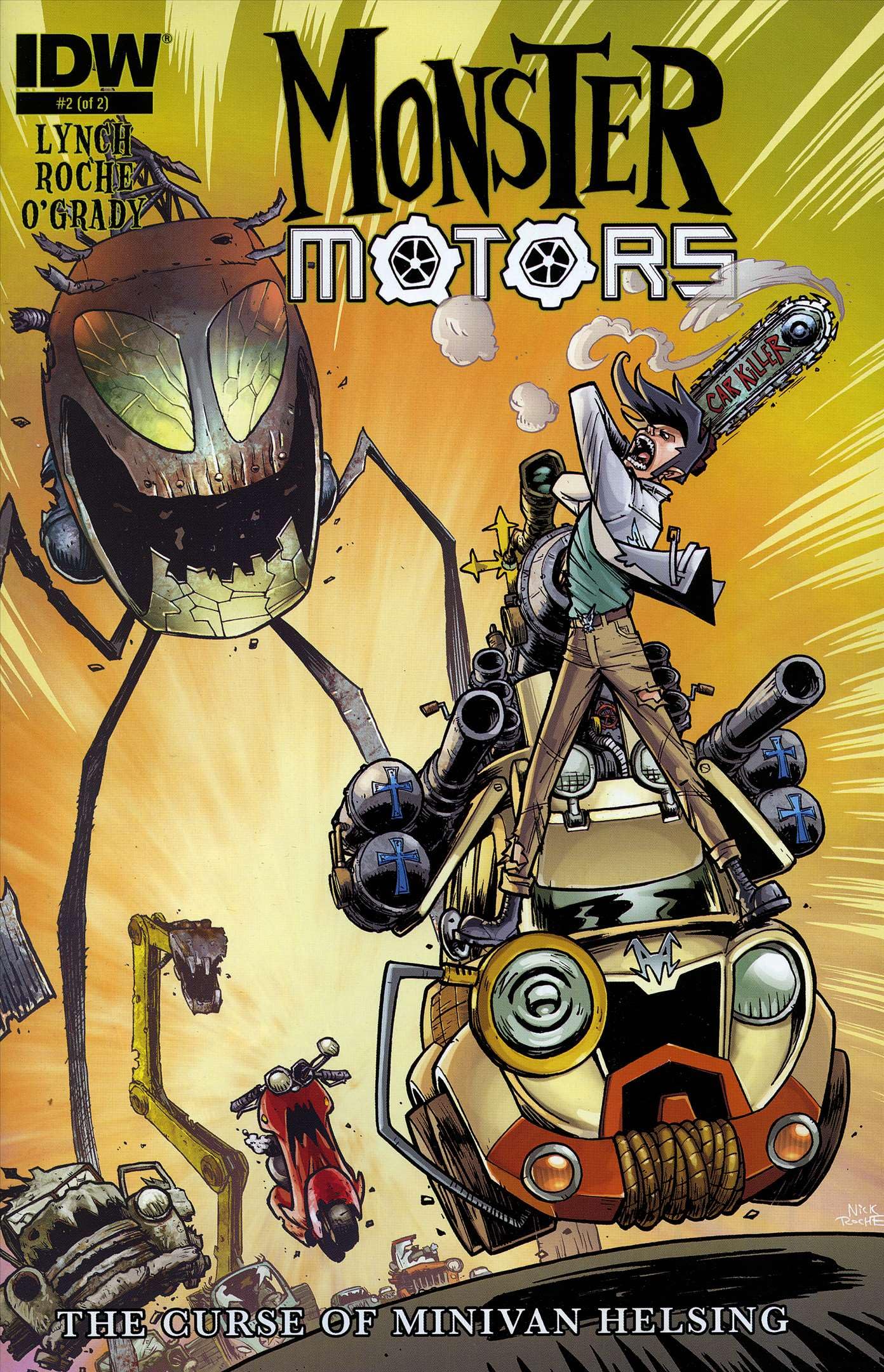 Amazon.com: Monster Motors: The Curse Of Minivan Helsing #2 IDW