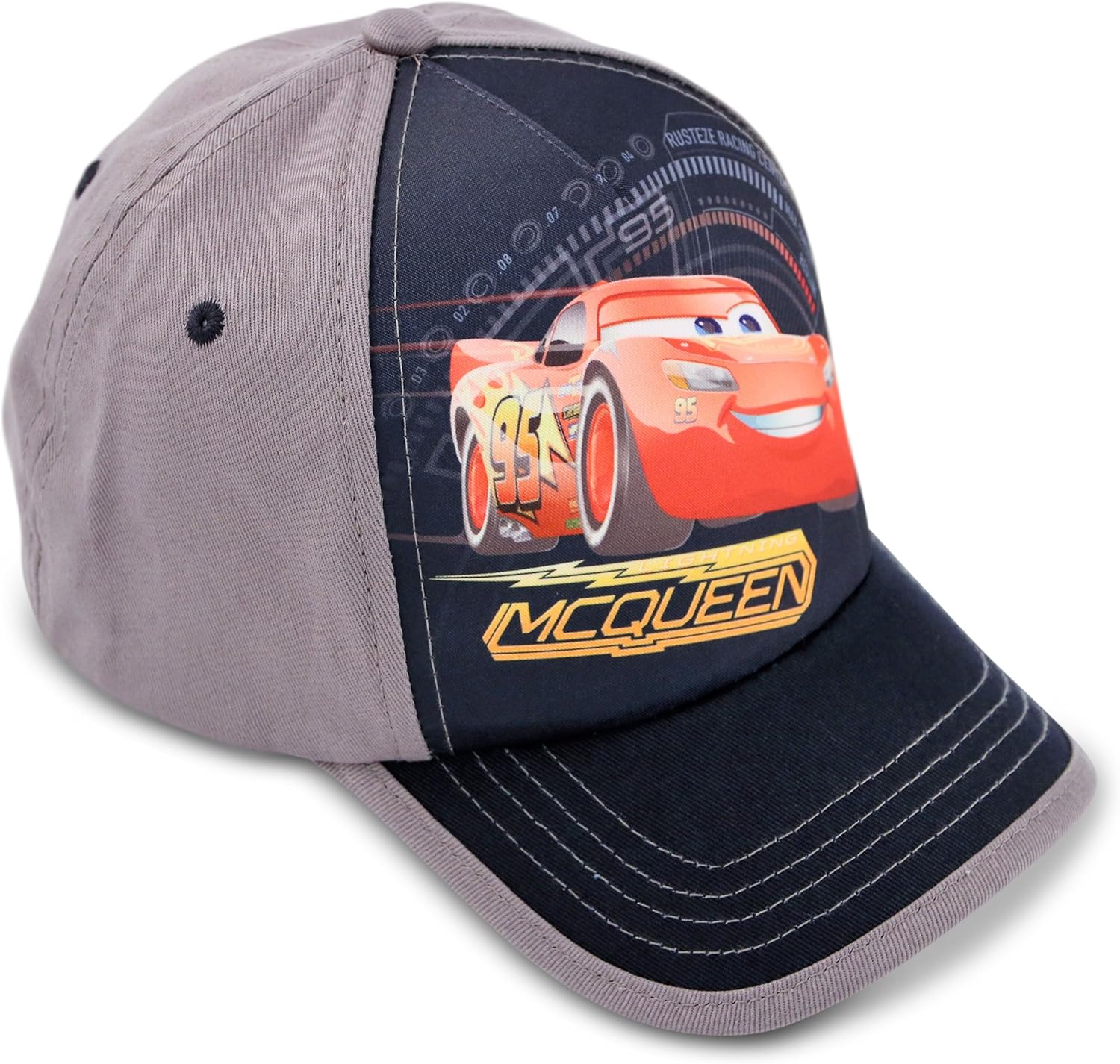 Disney Toddler Boys Cars Lightning McQueen Cotton Baseball Cap, Age 2-5